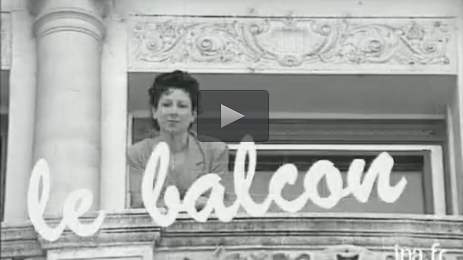 lien vers l'émission avec Annie Zadek "Le balcon" - archives de l'INA
