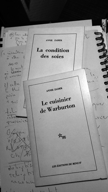 Couverture du livre d'Annie Zadek "Le cuisinier de Warburton"