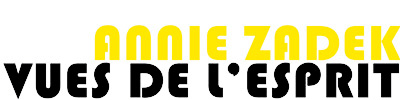 Logo du site d'Annie Zadek "Vues de l'esprit"